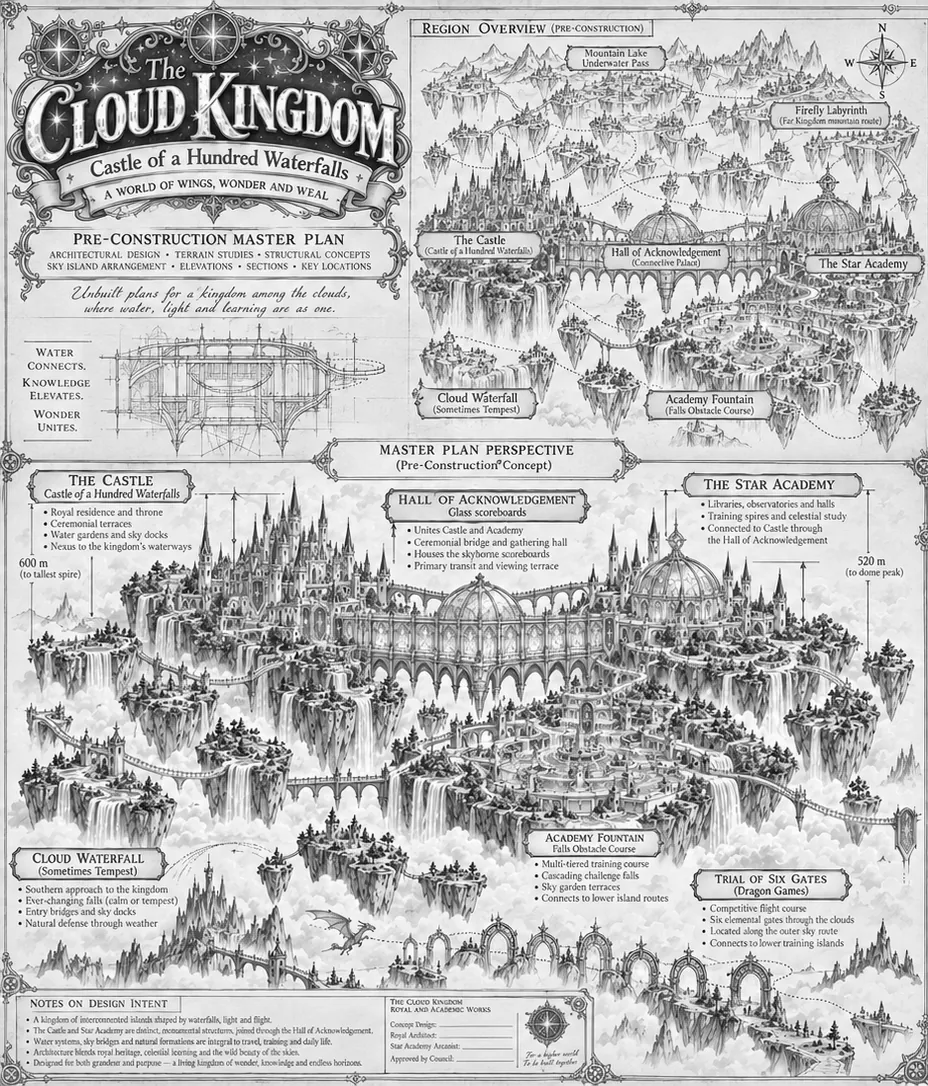 The master plan in pencil