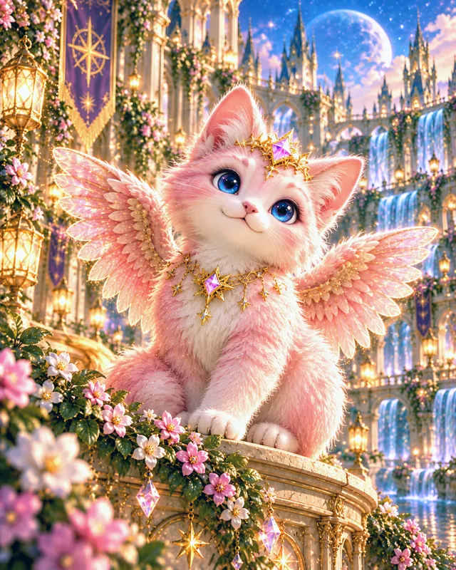 Winged cat sighting 1: Perched on a balcony rail, wings half open.